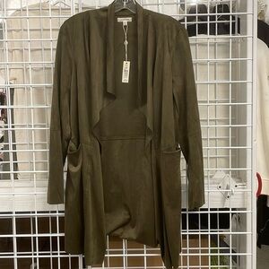 Max Studio Faux Suede Jacket